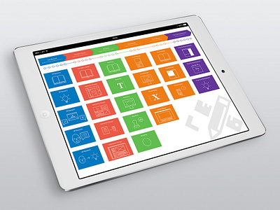 UX/UI Design Education Topic Cards bootcamp cards course curriculum design education illustration