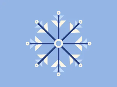 Snowflake color design icon logo snow snowflake vector winter