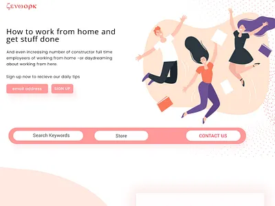 New Concept Of Landing page color design header homepage illustration landing page typography ui ux vector web