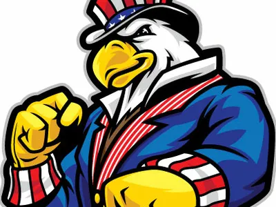 Uncle Sam Eagle eagle fighter patriotic power uncle sam usa