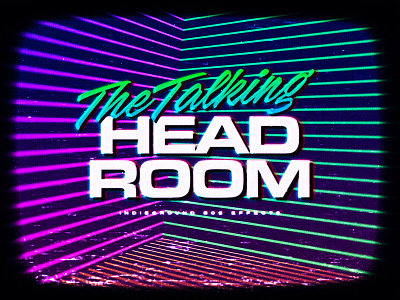 80s Photoshop Text Effects Vol.2 - No.4 1980s 80s glitch logo mockup neon photoshop psd retro retrowave style synthwave television template text effect typography vhs