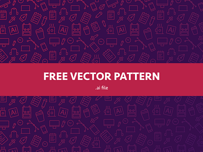 Life Pattern Dribbble freebie icon outline pattern