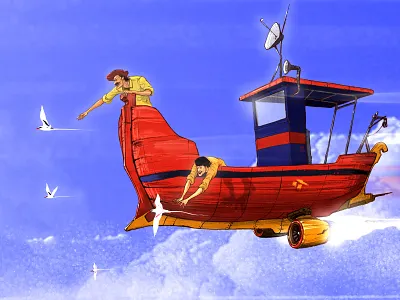 Birdcatcher art characterdesign concept art design illustration