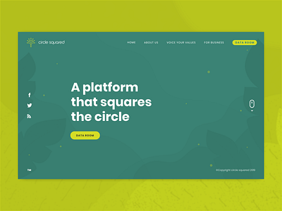 Daily UI Challenge #053 - Header Navigation clean daily ui 053 daily ui challange daily ui challenge dailyui enviroment environmental header header design header navigation illustration landing page leaves logo minimal nature nature illustration navigation ui ux