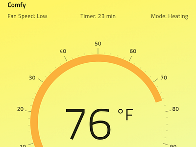 AC app design flat design home automation indigo.design iot ui ux