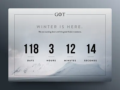 UI Design - Counter design invisionstudio ui ux