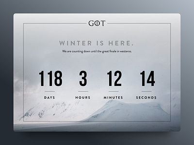 UI Design - Counter design invisionstudio ui ux