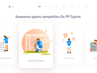 Illustration/error pages app characters color design illustration painting ppsports suning ui
