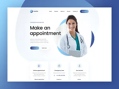 BeHealthy 👩🔬💉 agency appointment doctor health healthy katowice landingpage medicine onepage poland product ui ux visiontrust website