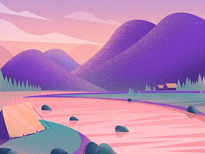 travel ui 插图 设计 风景