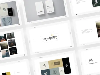 Exploring Co. Brand Bible black gold branded collateral branding design hand type illustration logo logo design photography typography vector
