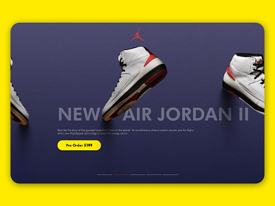 Daily UI 003: Landing Page (above the fold) basketball dailyui dailyui 003 dailyuichallenge design interaction jordan landing design landing page landing page concept nike ui ux visual design