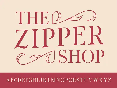 Ministry Type Test floral font lettering letters lines shop test typeface typography zipper
