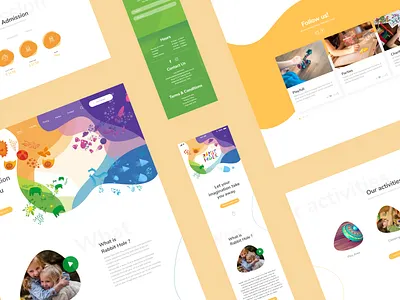 Rabbit Hole Website #2 color colorfull design illustration ui uidesign ux uxdesign verde web