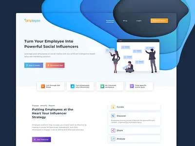 Amployee - Employee Communication and Engagement benefit design employee marketing reward socialmedia