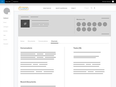 The Loop Team Workspace ui uidesign ux