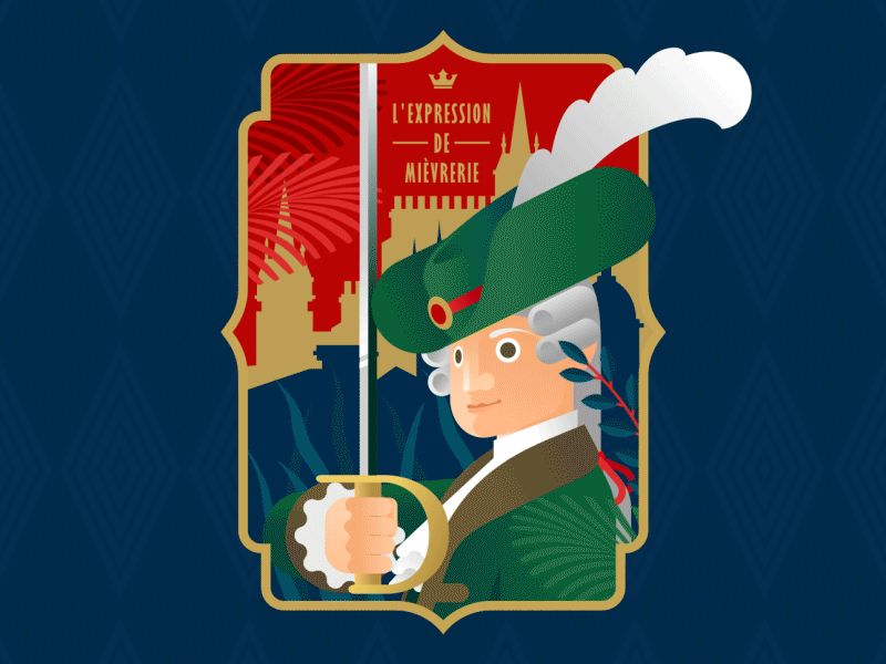 L'expression de mièvrerie 2d ae animation gif illustration sword