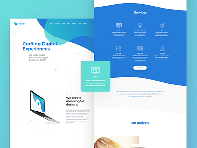 Brandbox new website #3 colorfull design ui uidesign ux uxdesign web website
