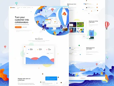Feedture app - landing page, illustrations, logo design digital illustrations illustration illustrations landingpage landingpagedesign logo ui uiux userinterfacedesign userinterfaces ux web webdesign webdesigner