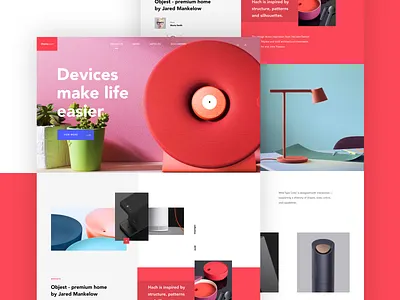 The Diseño landing page branding concept design industrial design landing landing page concept landing page design landing page ui ui ux web