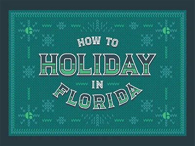 How to Holiday in FL christmas envy labs florida holiday holiday card knit orlando sweater winter