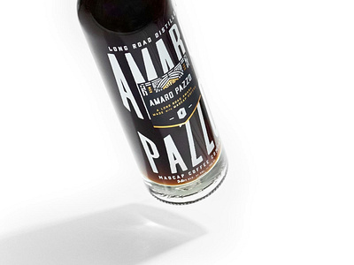 Amaro Pazzo - Glamour Shot 2 amaro art direction bottle branding craft spirits design graphic design illustration long road distillers packaging packaging design spirits typography