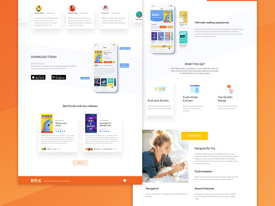 FIND A STORY NOW - BOOK Reading App app book book app bookshop branding design illustration landing page reading reading app typography ui ux web website