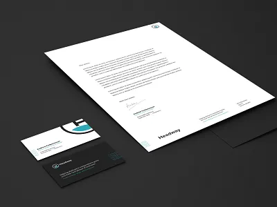 Headway Branding Stationary Kit brand guidelines branding business cards letterhead print