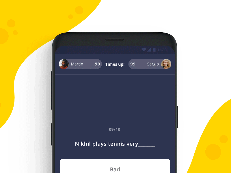 In game messaging animation chat chat bubble emoji friend game illustration learning live quiz ui ux webdesign