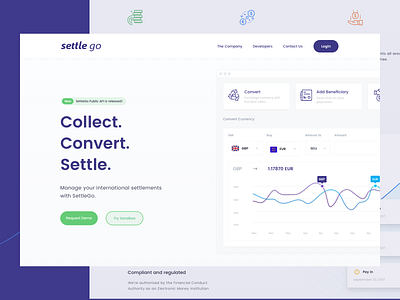 Settlego - Home clean design homepage interface layout minimal modern redesign responsive site ui ux web webdesign website