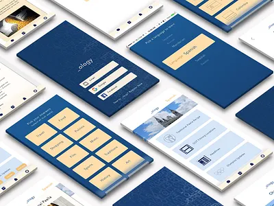 _ology App app flat icon ios minimal sketch app typography ui ux vector web