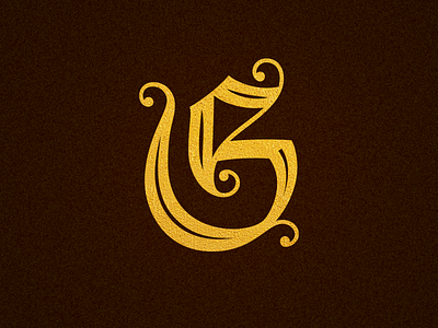 At Georg counter counterform english fine g letter logo old style pipe shape smoking tobacco