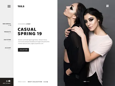 Fashion Landing Page Design fashion landing landing page landing page design landing page ui typography ui ux website