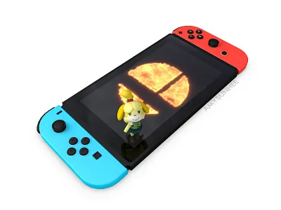 Isabelle - Super Smash Bros 3d animal crossing c4d cinema 4d gamer gaming isabelle nintendo super smash bros ultimate video games