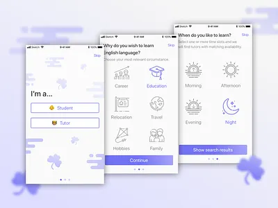 Learning onboarding education learning learning app learning platform mobile app mobile app design onboarding onboarding screen