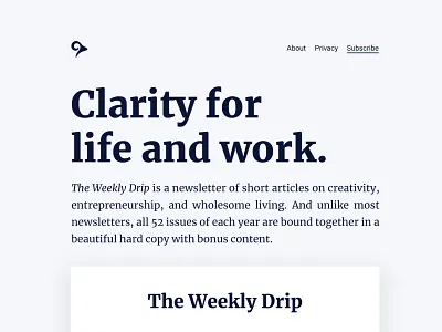 Personal Site Refresh blog design landing page logo theme typogaphy ui user inteface ux web web design