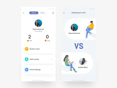 Online Knowledge PK app design education icon illustration ue ui