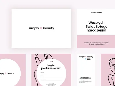 Simple beauty CI beauty branding ci corporate branding cosmetic design idenitity logo poland rebranding typography
