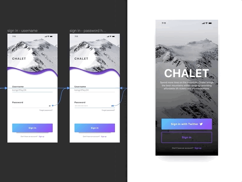 InVision Studio: Download animation design download form freebie grid interaction interface invisionapp ios landing login studio template ui ux