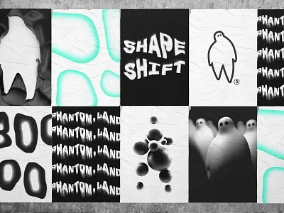 Shot #5700511 3d branding ghost graphic phantom poster print stickers