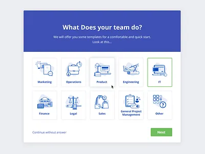Onboarding for Project Management tool clean enterprise marketing onboard onboarding screen onboarding screens onboarding ui popup project management project management tool ui ux web web app web application