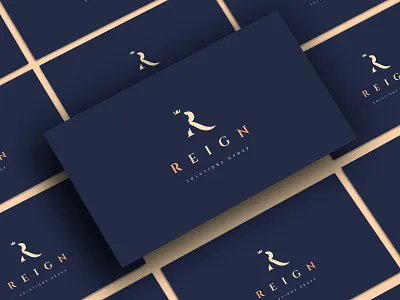 The logo for Reign Solutions Group, version 2 design graphic design icon illustration lettering logo logodesign minimal typography vector