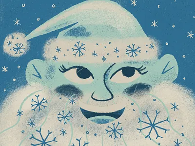 Santa Experiment 9/25 christmas illustration ipadpro retro santa