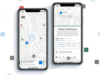 TakeTask - Task Details app clean details ios list map ui minimal mobile task ui ux ux design