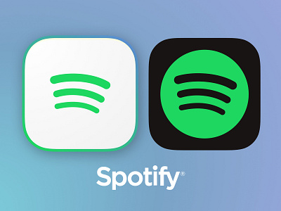 Daily UI 005: App Icon app concept dailyui design ios iphone logo logo design logo design concept mobile music redesign spotify visual design