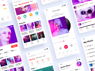 Music APP ui music video