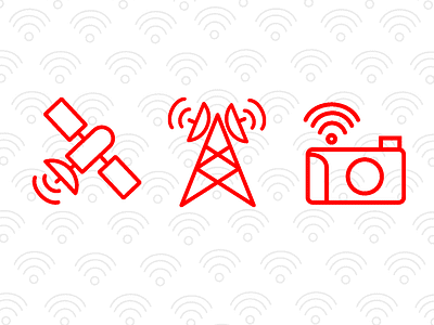 Connected IoT connected home design figma icon icon design iot line icons wifi