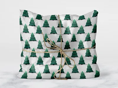 BSDS Thunderdome: Wrapping Paper Pattern branding design packaging paper pattern pine pines wrapping paper