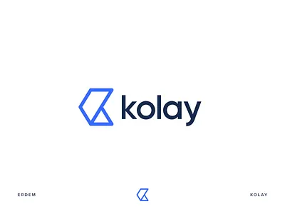 Kolay branding icon identity illustration k k letter k logo logo logotype symbol