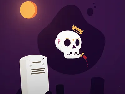 King of the dead character coco day of the dead dead flat flat design illustration mexico night night king rose simple skull spooky